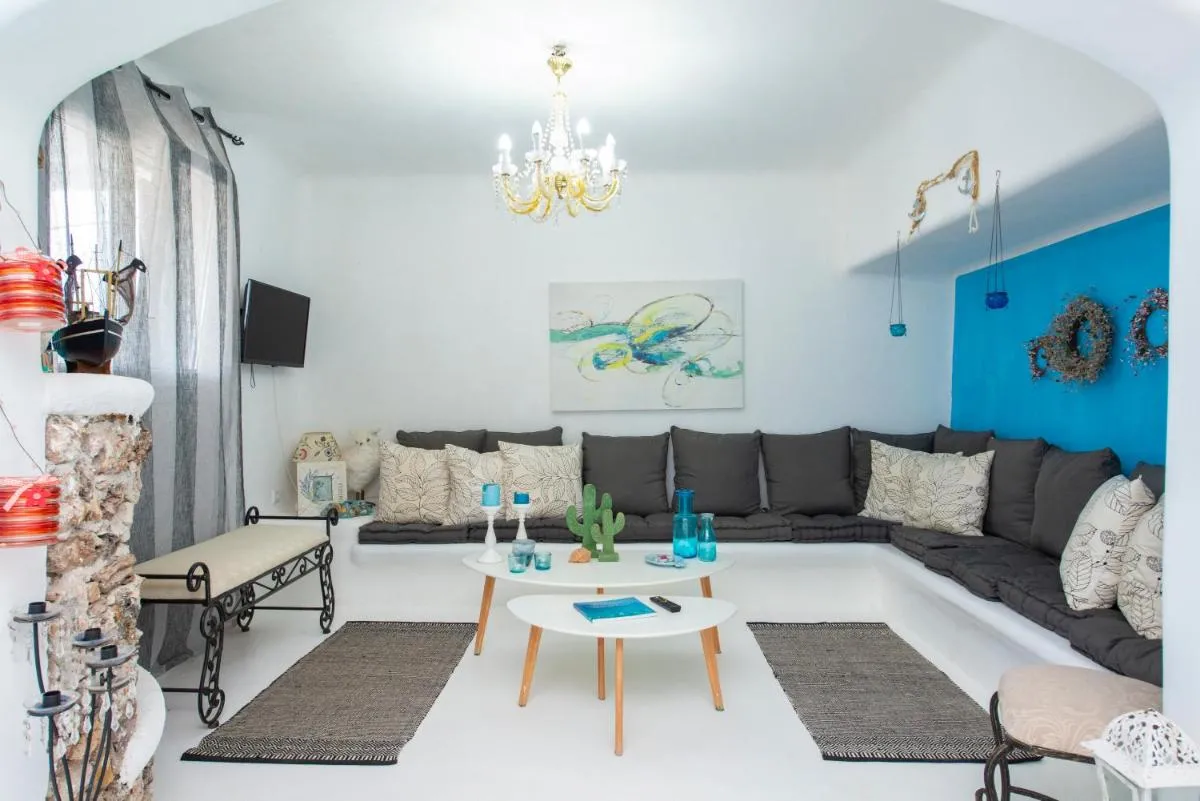 Image 4 of Beachfront Villa Merhia with Hot Tub & Seaview