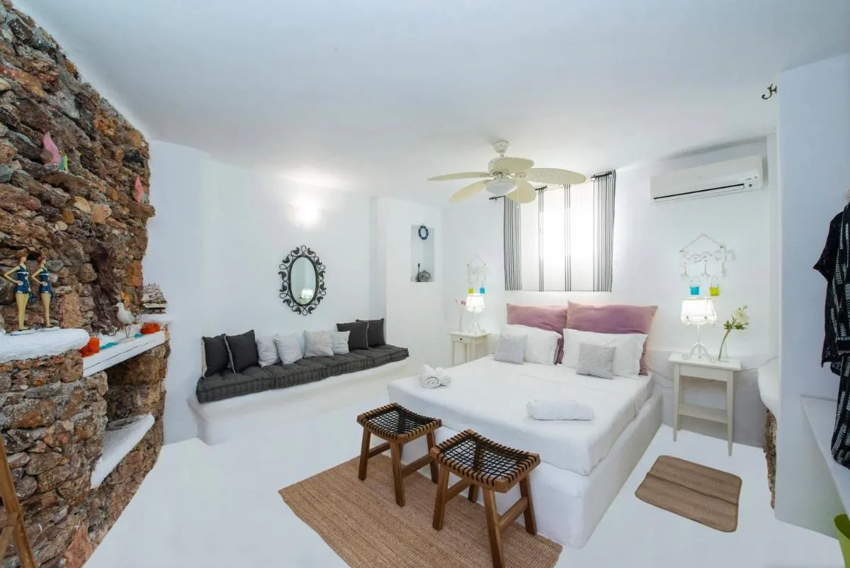 Image 1 of Beachfront Villa Merhia with Hot Tub & Seaview