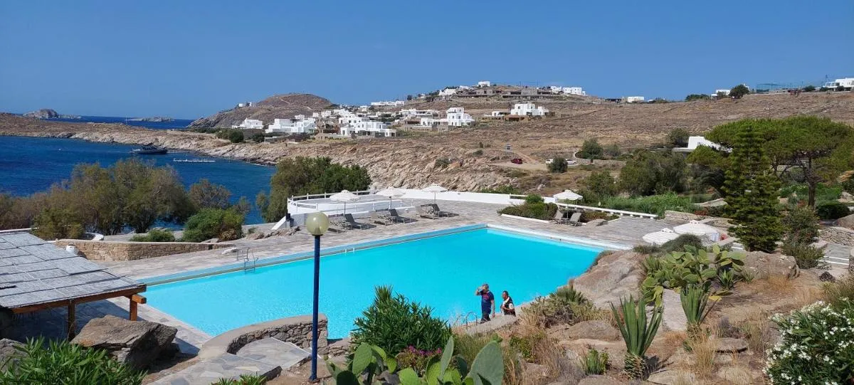 Image of Mykonian house with shared pool