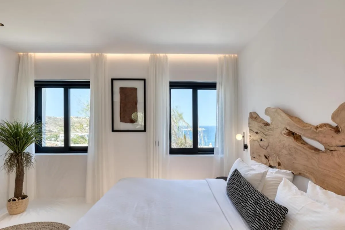Image 1 of Mykonos Town Black Villa with Cave Heated Pool