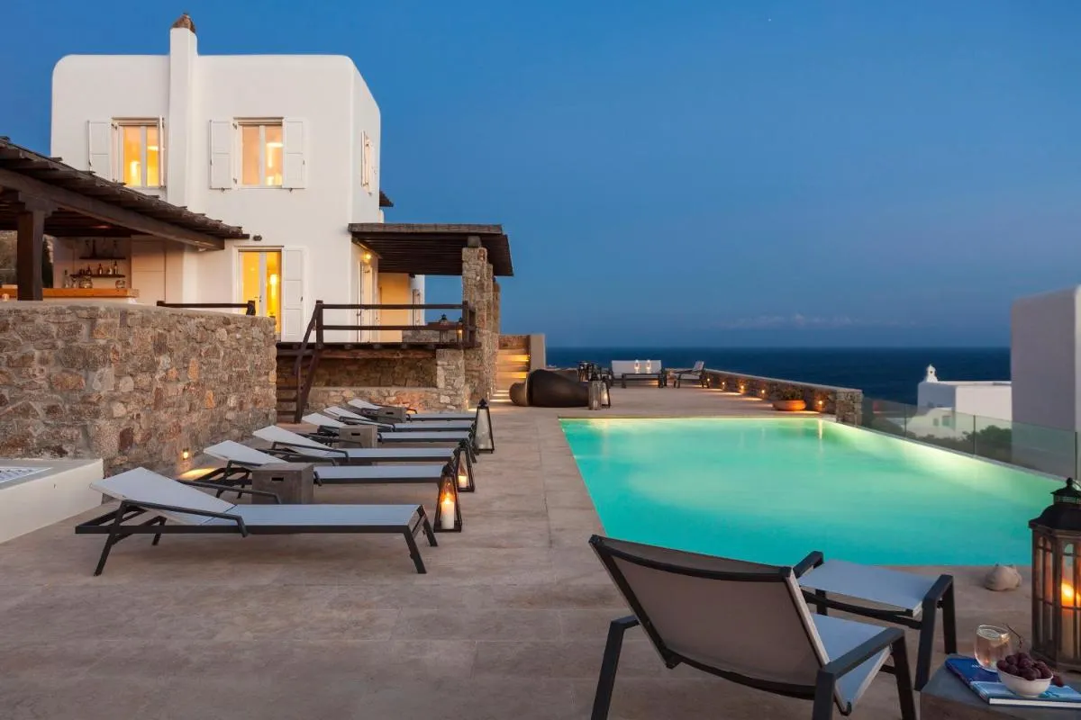 Image 2 of Newly built spectacular Sunset villa at St. John, Mykonos